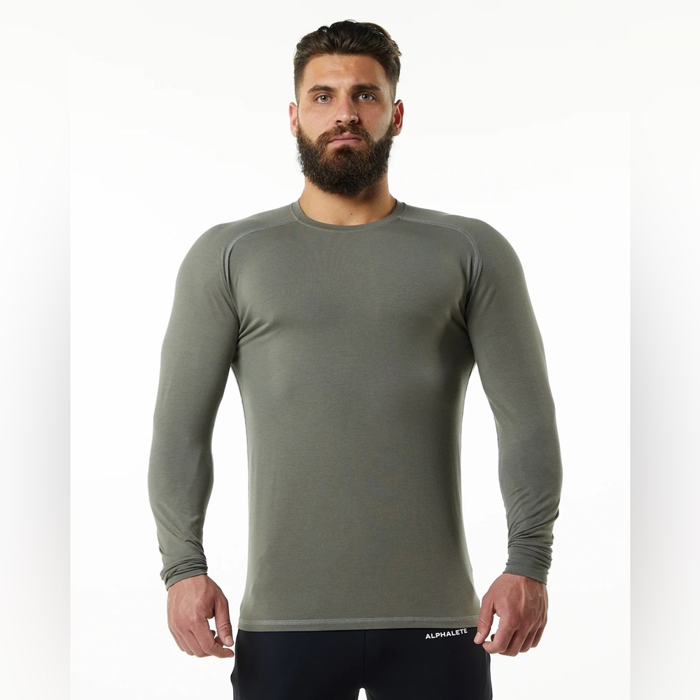 ALPHALETE EVO EPAULETTE LONG SLEEVE TEE